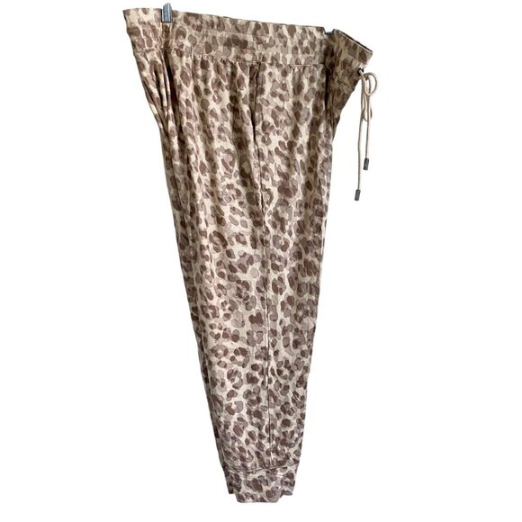 Skinnygirl Overruled Jogger Animal Print Drawstring Pants Pockets Women's 1X NEW - Picture 4 of 9